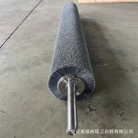 定制磨料丝毛刷辊研磨去毛刺除锈抛光刷清洗毛刷滚动刷辊酸洗毛刷