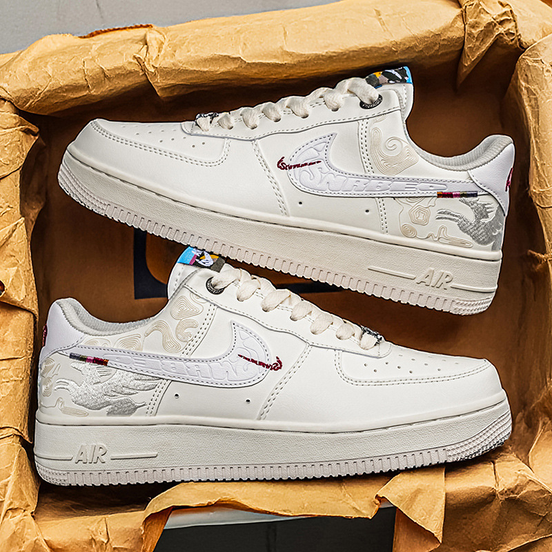 New Year of the Horse Limited Edition Men's Shoes Af1 Air Force 1 Nike Official Sports Casual Sneakers Thick-Soled Height-Increasing Couple Shoes