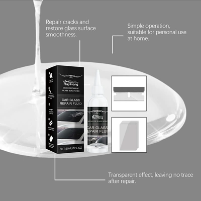 Cracks Glass Repair Glue, Auto glass repair liquid