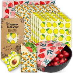 蜜蝋保存布 9点セット クロスボーダー Amazon Amazon 蜜蝋紙 蜡布 食品グレード 蜜蝋ラップ
