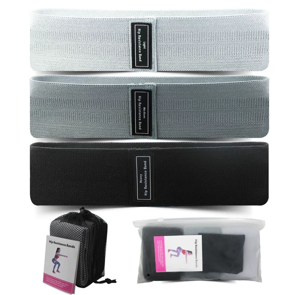 Light gray dark gray black set+manual+net bag