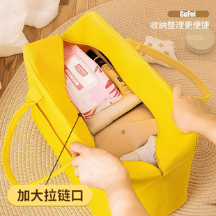Cartoon organizer bag for traveling, big suitcase, linen bag 2