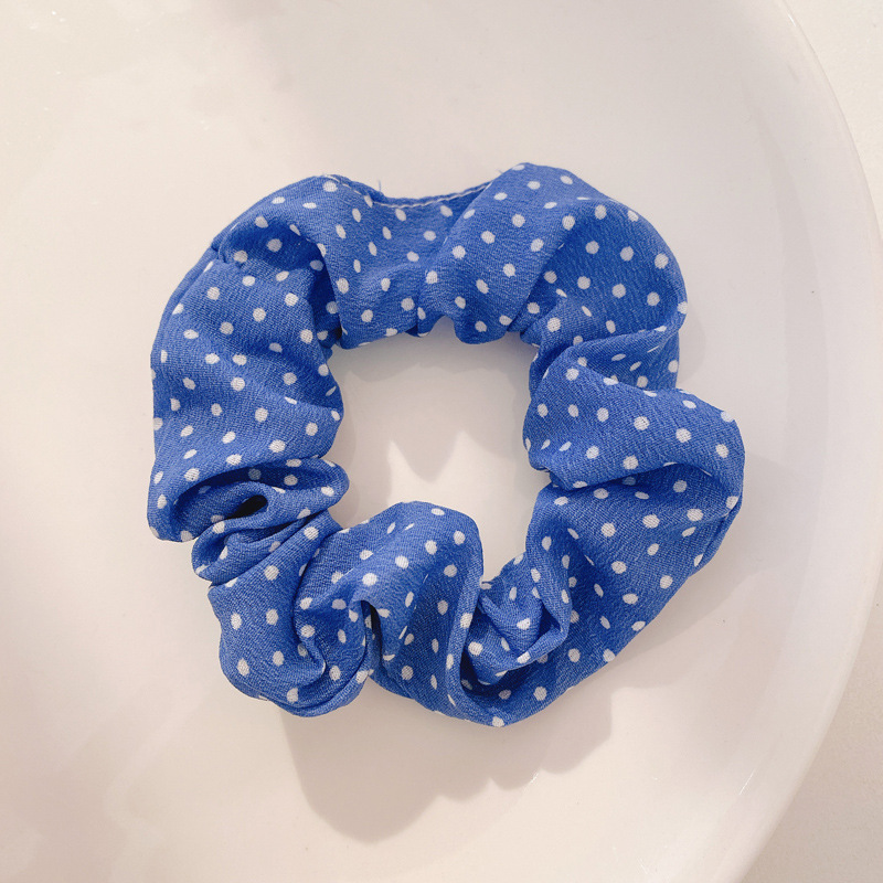 Temperamento flor triturada intestino grueso anillo para el cabello de mujer alta cola de caballo correa 2025 nuevo dulce no daña cabello cuerda para el cabello