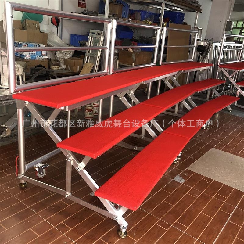 铝合金折叠合唱台学校演出合唱台厂家批发零售