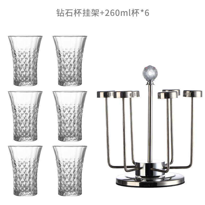 Modelo D vaso de agua (6 en stock) + soporte de Copa giratoria