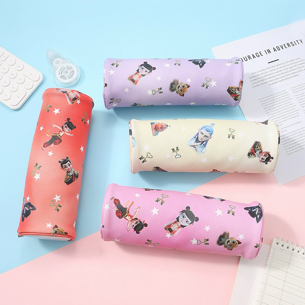 Пенал для учеников начальной школы с рисунком Nezha the Magic Child Chaos in the Sea, крутой детский пенал, коробка для канцелярских принадлежностей, большая вместительная канцелярская коробка для мальчиков