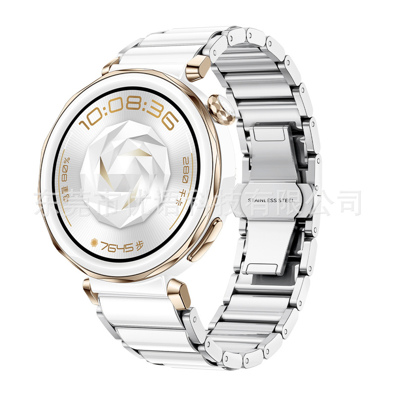 Huawei 社 gt5 模造セラミック時計ストラップ watchgt4 ダブルプレスバタフライバックル Huawei 社時計ストラップ 18 ミリメートルユニバーサルに適しています|undefined