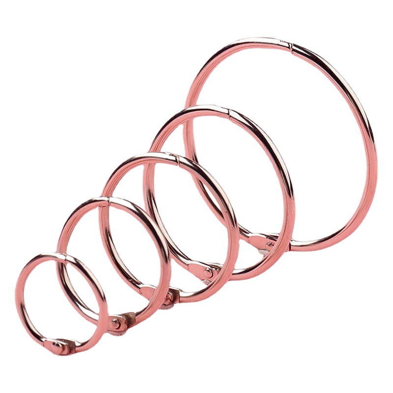 Anillo de hojas sueltas anillo de hierro hebilla de anillo de unión Tarjeta de bricolaje Tarjeta de palabra álbum anillo de unión anillo de bobina anillo de hierro hebilla abierta