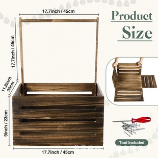 Wooden Baby Shower Box Baby Clothes Hanger Children's Bath Supplies Storage Rack Wooden Clothing Toy Storage Box