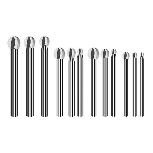 Electric pill ball knife woodworking knife engraving machine wood carving milling cutter carving knife root carving embryo carving tool electric grinding white steel