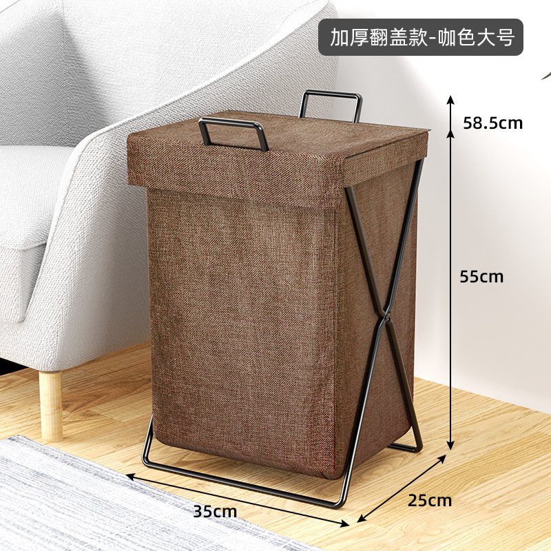 Cesta de lavandería ropa sucia cesta de almacenamiento cesta de lavandería plegable hogar Baño sala de estar lavandería cesta de la ropa bolsa