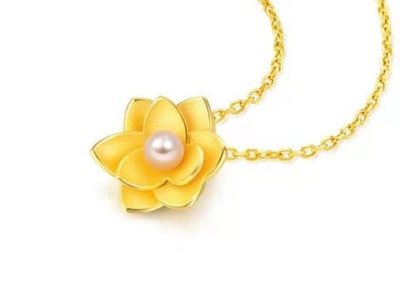 Net Red new pattern Jewelry Gesang Pearl Necklace Gold color Sun flower Necklace golden Flower Necklace wholesale