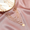 Fashionable retro necklace, chain for key bag , accessory, European style, wholesale