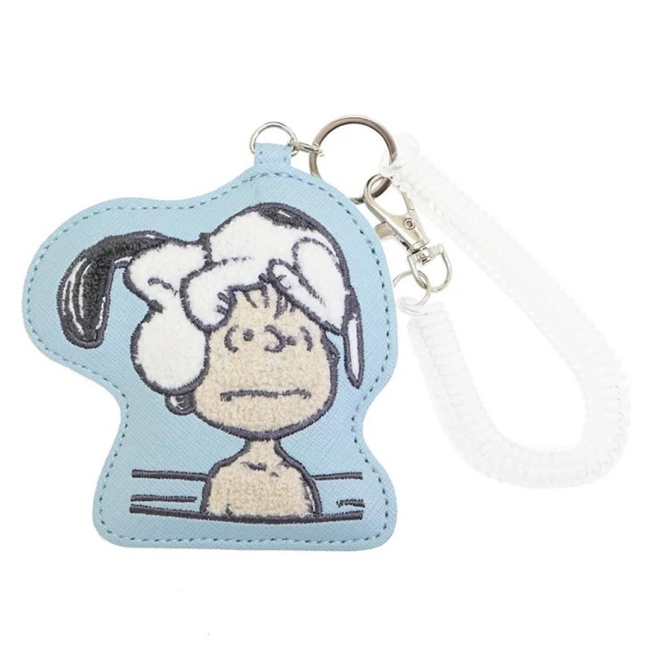 Tarjeta de tráfico de cuero japonés en stock tarjeta de control de acceso tarjeta bolsa de tarjeta con cuerda de tracción telescópica