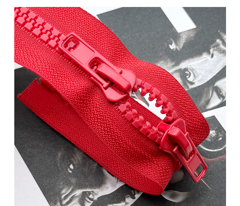 8号树脂双开尾拉链,O型树脂拉链,双头拉链