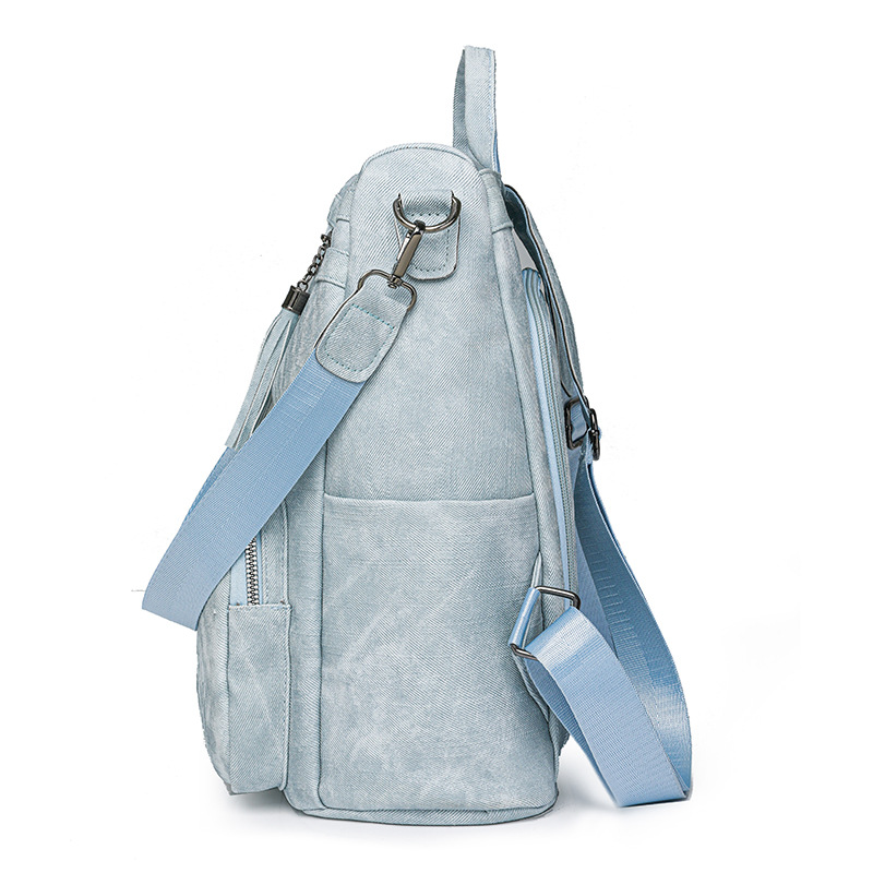 Nueva mochila antirrobo de moda casual, simple y versátil, mochila para mujer, bolso de viaje al por mayor