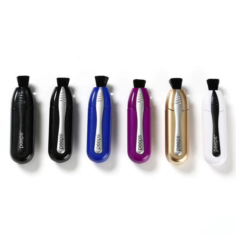 cepillo de gafas cepillo de limpieza peepps gafas de doble propósito limpieza de gafas mantenimiento de lentes de limpieza cepillo portátil pequeño