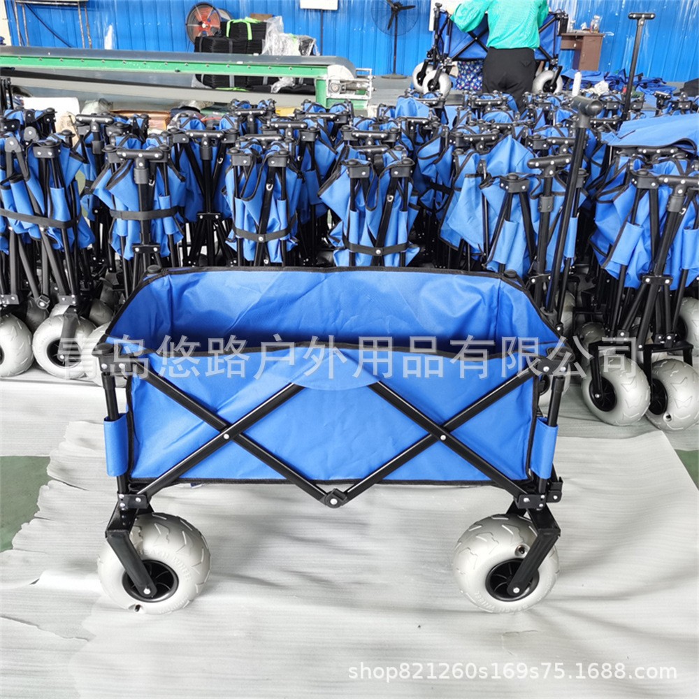 Carrinos plegables de rueda de globo de playa de carretera 3019P