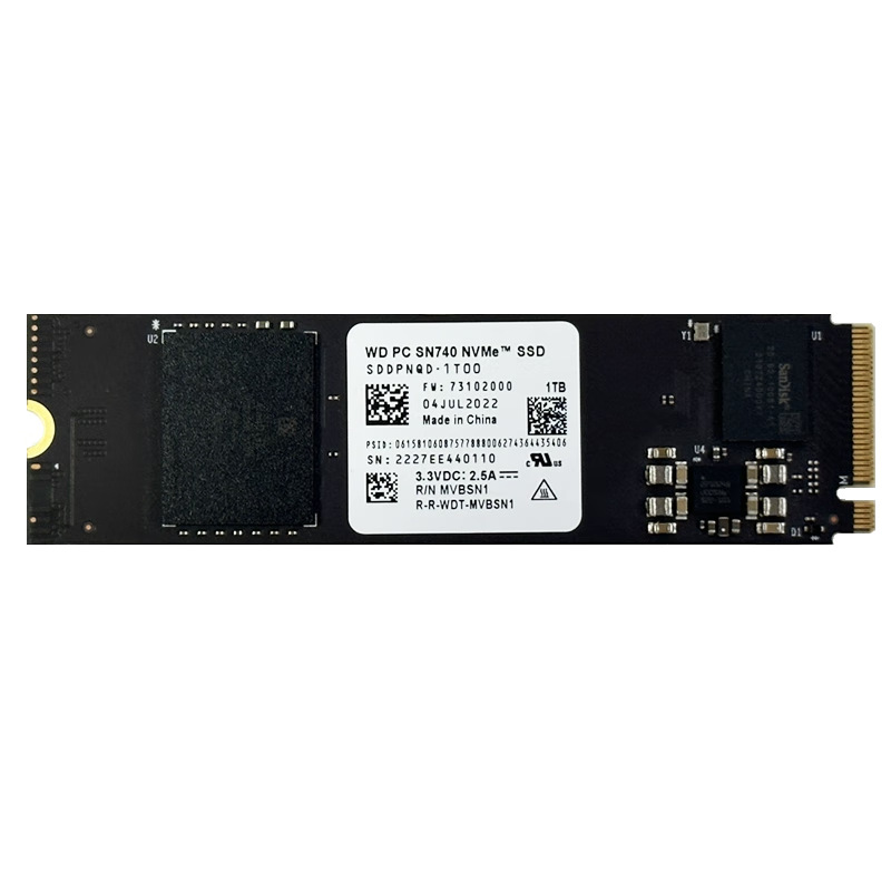Hard Drive Sn740 2280 M.2 Nvme Pcie4.0 Laptop Solid State Drive Ssd