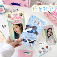 Tengyi original American card card head and back card small card material packaging gift packaging card half fold card wholesale new