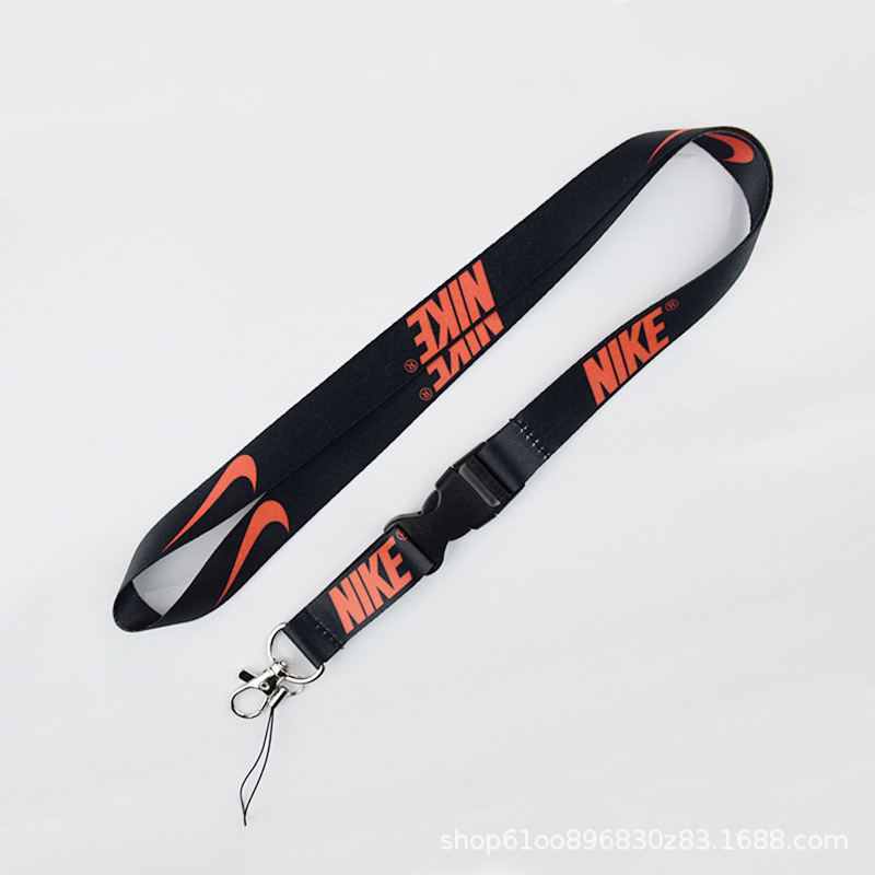 En stock Nike cordón Amazon Venta caliente linterna u disco llavero teléfono móvil cuerda langosta hebilla soporte personalizado