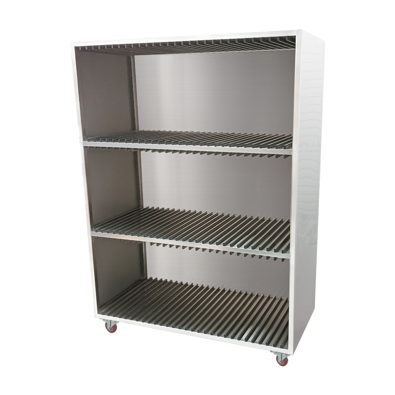 Gabinete de malla de acero de PCB Gabinete de colocación de malla de acero de acero inoxidable SMT Estante de colocación de malla de acero de impresión Gabinete de almacenamiento antiestático extraíble