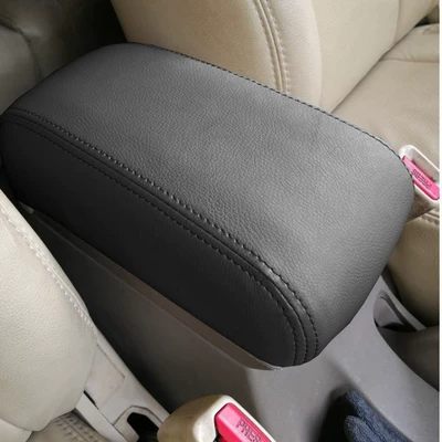 Sürətlər qutusu və əl tormozu başlıqları Armrest Box Leather Cover Old
