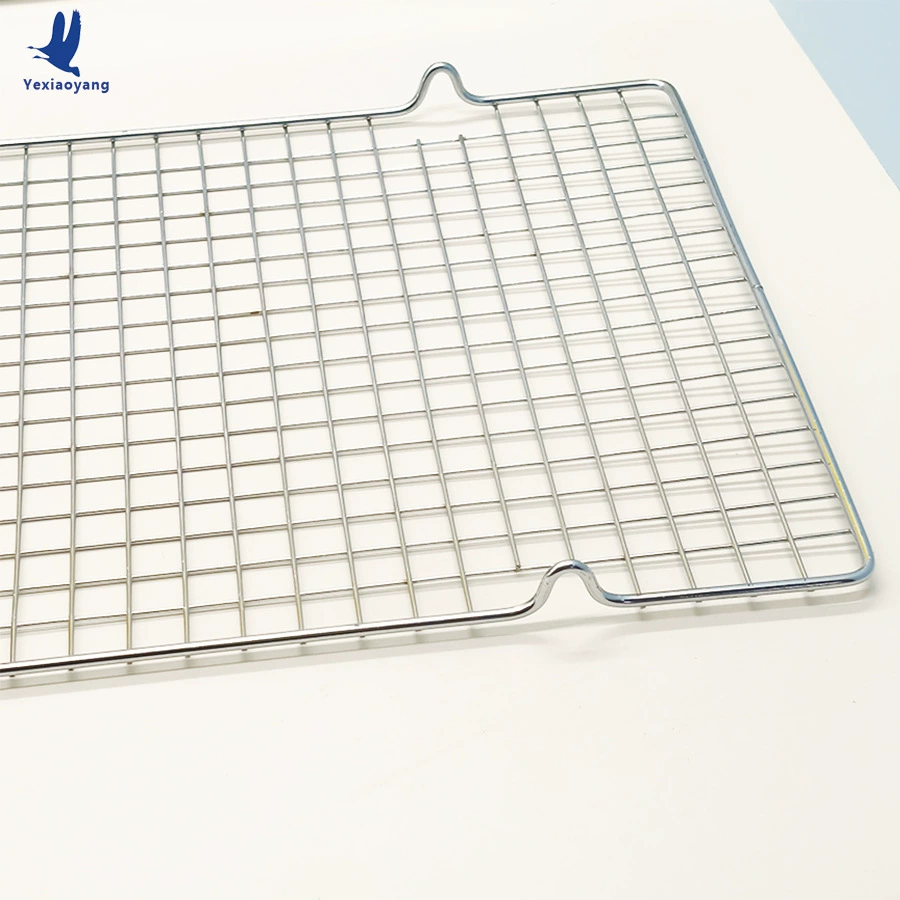 A complete collection of cross-border baking supplies cake mold chiffon cooling rack silver drying rectangular BBQ baking net