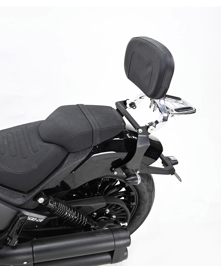 Muscle car Wolf suitable for Benda black flag 500 multi-function folding backrest adjustable backrest modified tail shelf tail