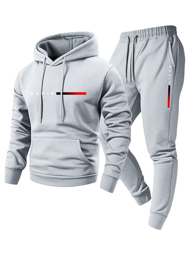 Men's Fashion Trend Casual Sweatshirt Set Printed Long Pants Casual Sports Sweatpants Men's Supply