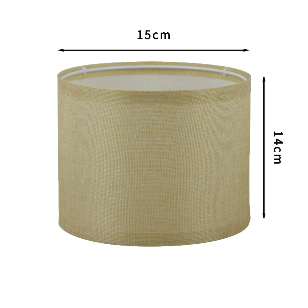 Amazon transfronteriza Exportación de comercio exterior desmontable KD Pantalla de lino Shell shading lámpara de mesa lámpara de araña accesorios E27