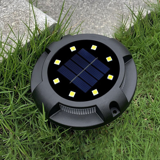 New cross-border solar buried light outdoor waterproof embedded floor light led villa lawn light night light