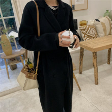 现货2024秋季新品韩国东大门ins法式双面手缝羊绒羊毛大衣JY-649