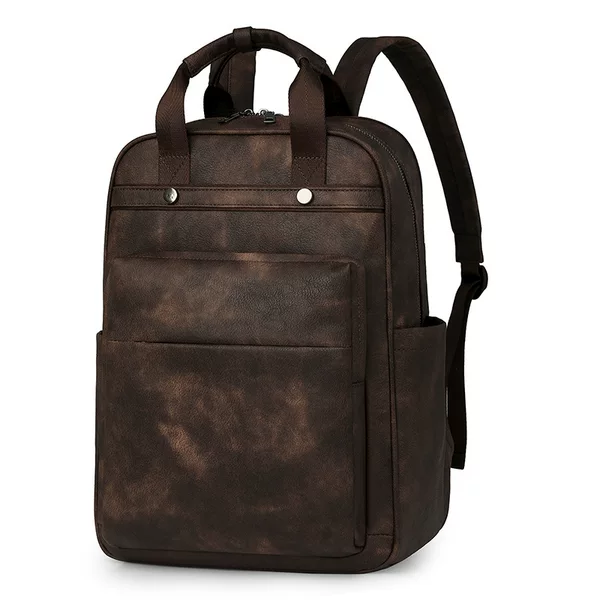 2025 Foreign Trade New Style Women's Bag Fashion PU Backpack Multi-function Backpack Large Capacity Commuter Backpack for Mommy