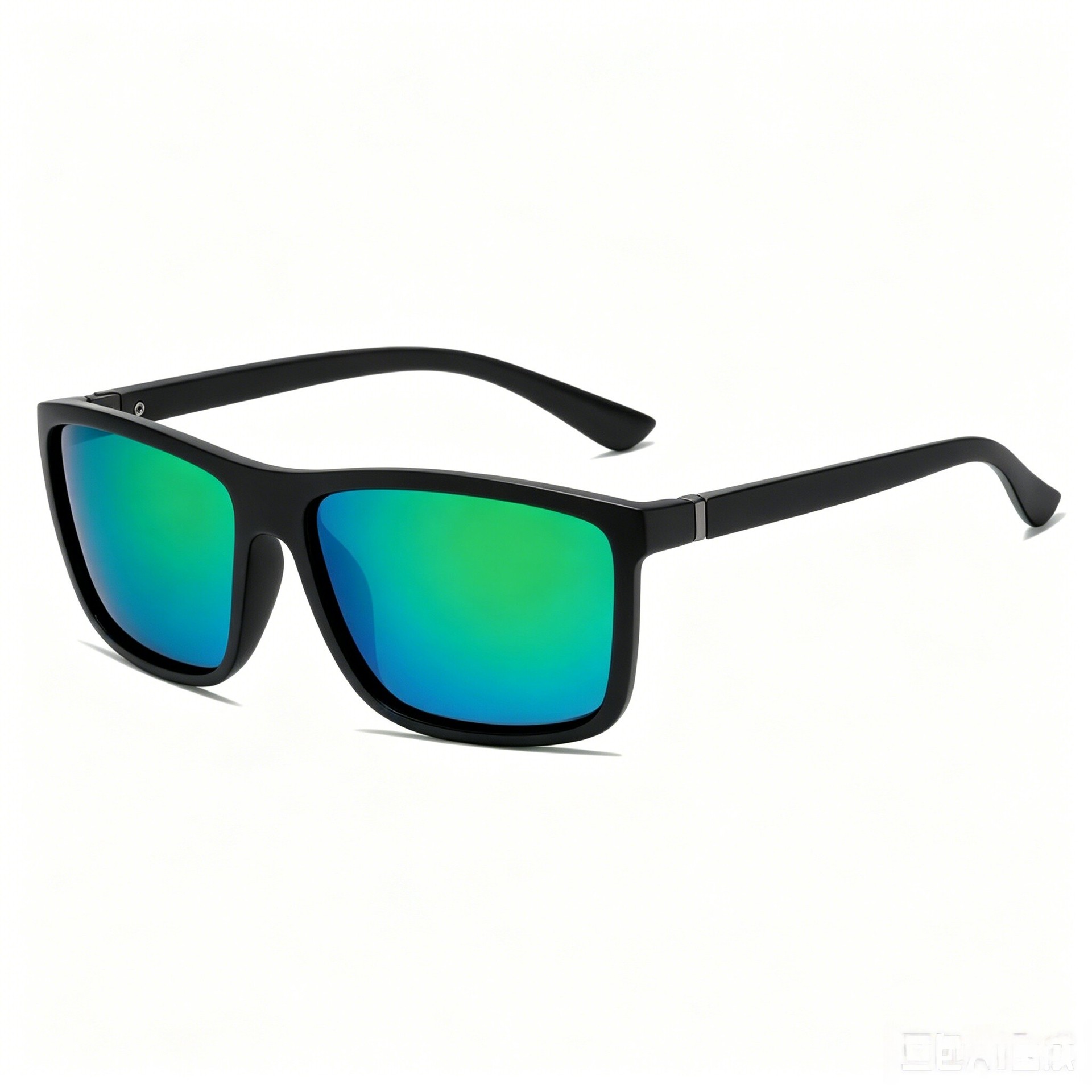 Sand black frame green mercury (elastic paint)
