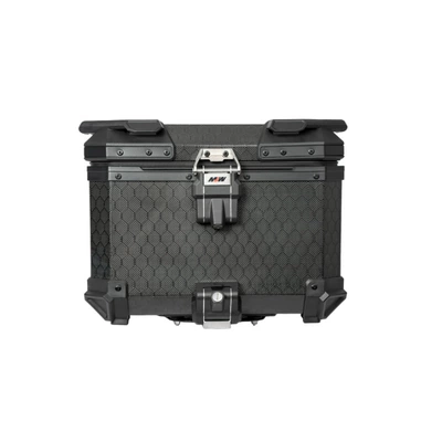 Motorcycle trunk carbon fiber tail box, aluminum - mjw45l02-modelbm-lockdiamond-carbon-fiber-trunk