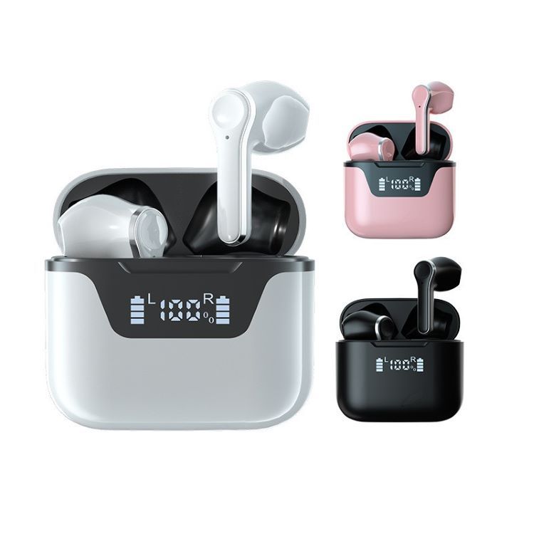 Private wireless Bluetooth earphones with low latency touch digital display 5.2U16 S25_voghion.com