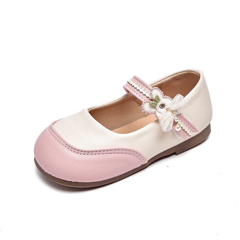 Zapatos de cuero de niñas 2026 primavera y otoño zapatos de princesa de niños dulces zapatos de cuero ligeros con suela suave zapatos de un solo niño zapatos cuadrados image 6