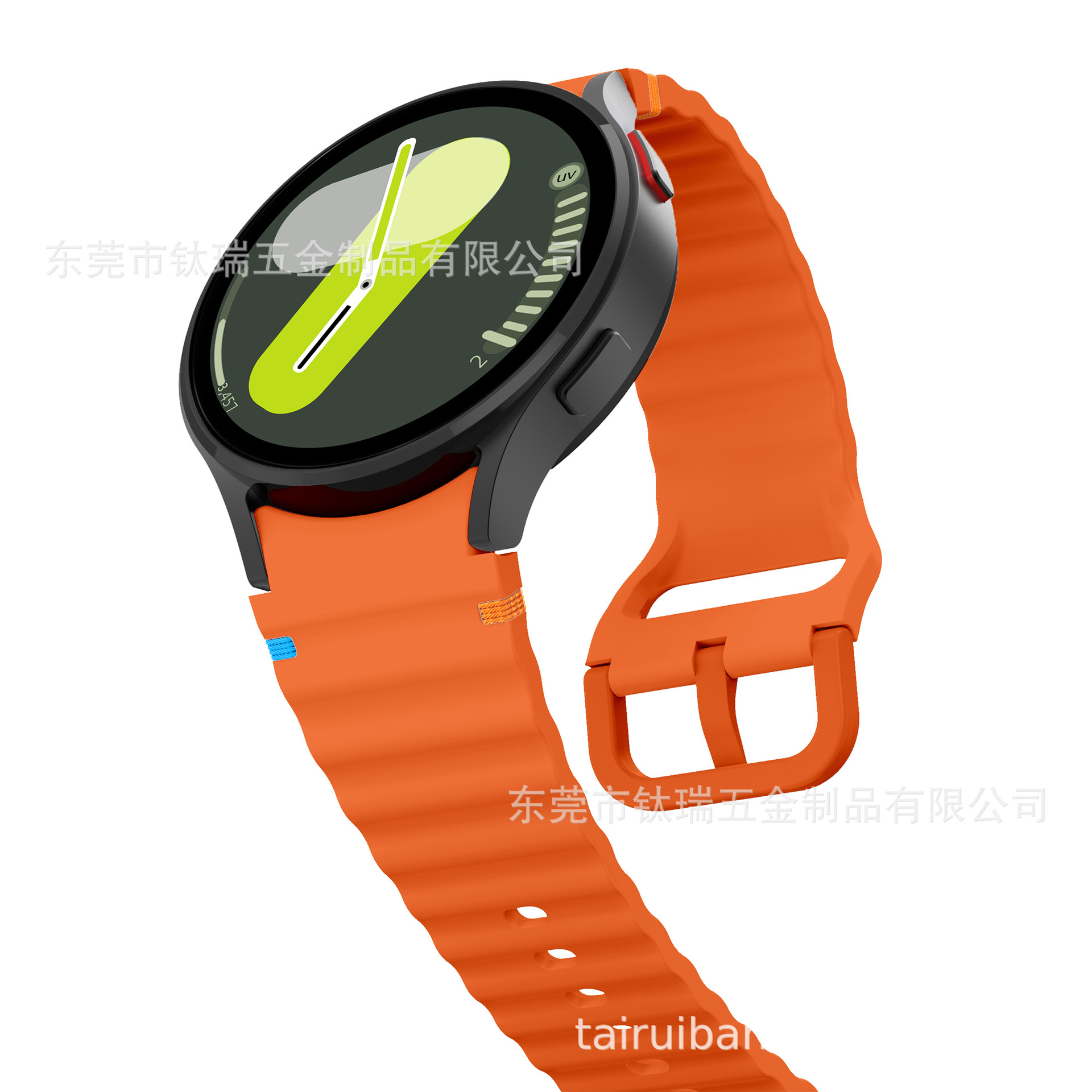 Applicable to the official Galaxy watchFE/6/5/4 with wavy seam silicone strap of Samsung Watch 7 undefined