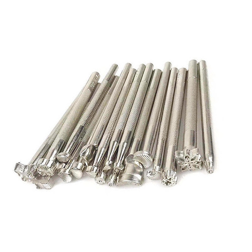 Leather Tools 01 Hand Sewing Set Leather Goods DIY Lingzhan Leather Art Tools 59PCS Handmade Leather Carving Printing Tools