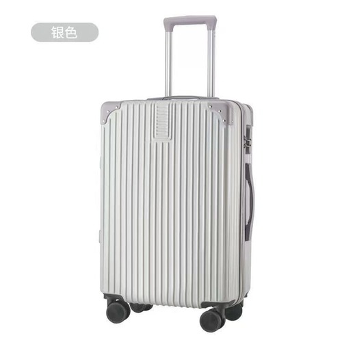 Luggage Bag for Men Large Capacity Leather Suitcase with Swivel Wheels and Pull Handle, Retro High Fashion, Password Box, Classic