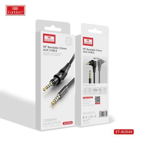 AUX audio cable 3.5mm male-to-male car connecting wire, phone earphone audio box car adapter conversion recording line