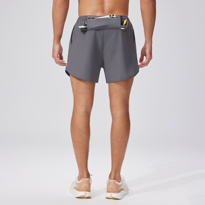 Pantalones cortos deportivos para hombres Pantalones cortos de campo traviesa al aire libre Entrenamiento de atletismo de fitness Pantalones cortos para correr Verano transfronterizo secado rápido y transpirable