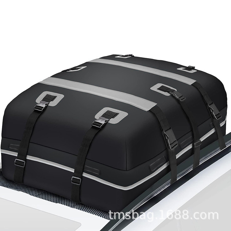 Cross-Border Hot-Selling Car-Mounted Outdoor Waterproof Roof Luggage Bag, Universal Roof Bag for Suvs, with or Without Luggage Rack