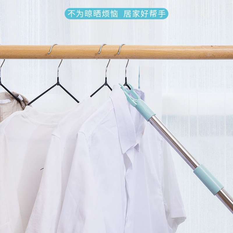 家用撑衣杆伸缩加长衣架衣叉挑衣杆架凉衣杆挂取衣杆