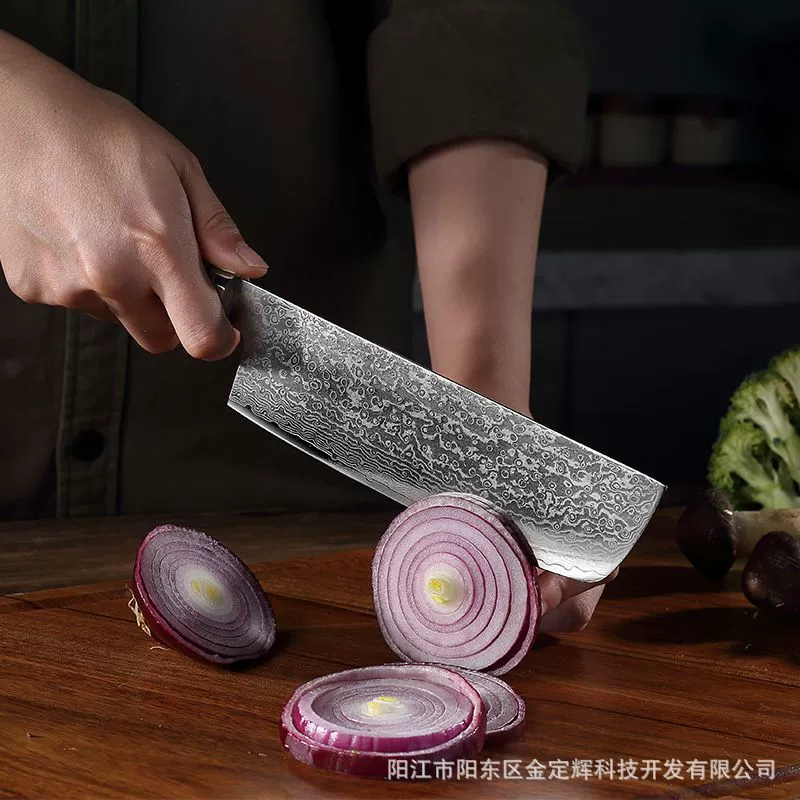 Дамасская кухонный нож японского стиля, семейные Ciscles Skinfish Slip, кухня нарезка мяса суши, кухня, кухня, кухня