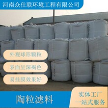 曝气池挂膜水处理陶粒滤料 BAF生物陶粒填料 工业污水处理滤料