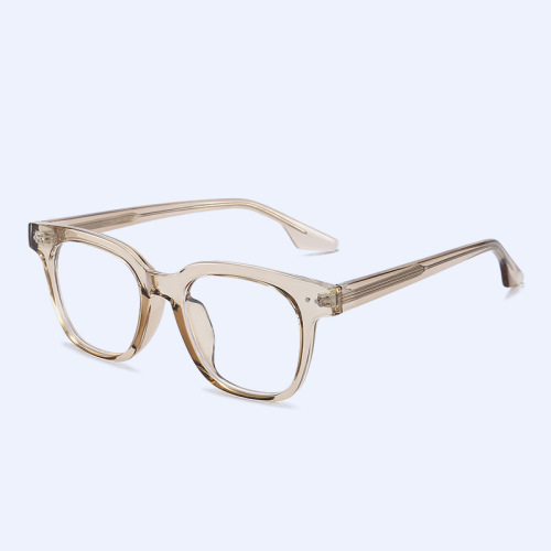New style women's plate glasses thick frame tr90 frame integrated nose pads fashion plain frame glasses frame men's glasses frame