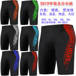 厂家直销男士泳裤五分裤大码速干温泉泳衣男士时尚游泳衣泳裤