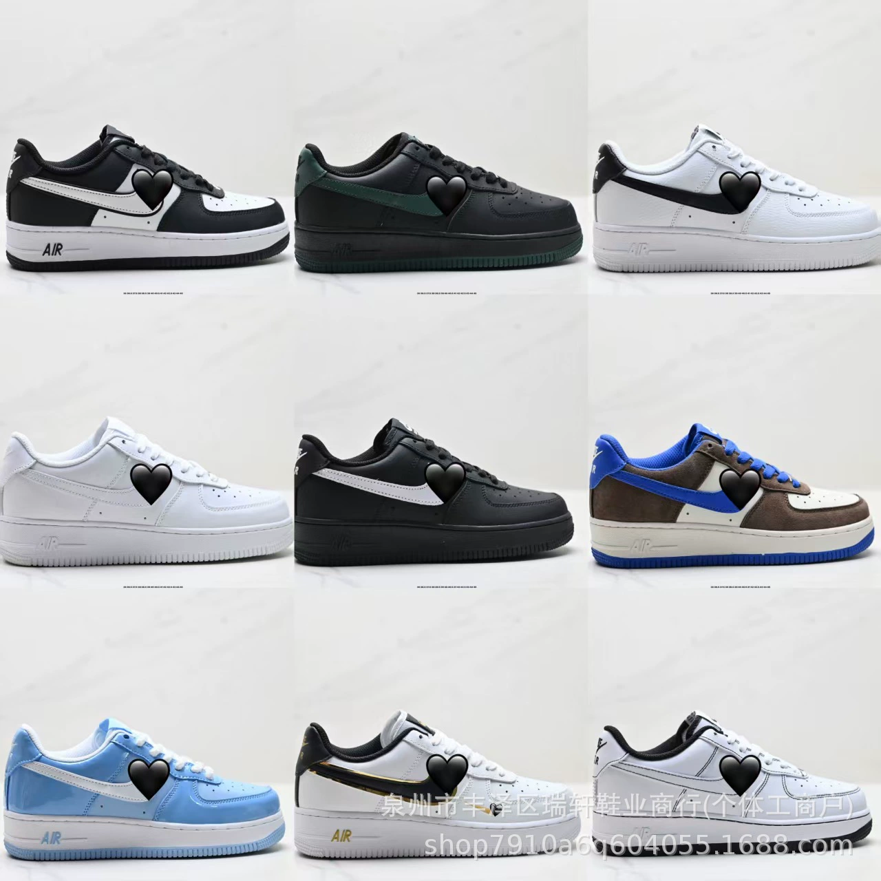 Putian Cross-Border Air Force 1'07 Air Force One Simple and Versatile Sneakers Campus Style Couple Casual Shoes